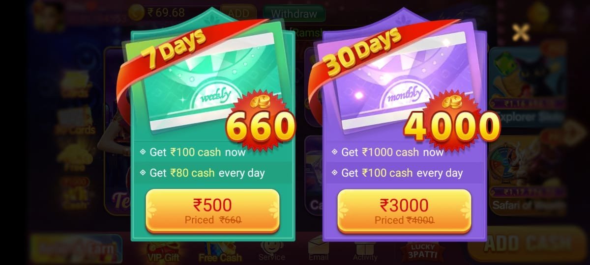 Gold Teenpatti Purana